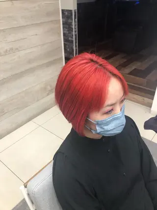 ショート 太白区白髪ぼかし/ ボブカット/千葉達人のヘアスタイル