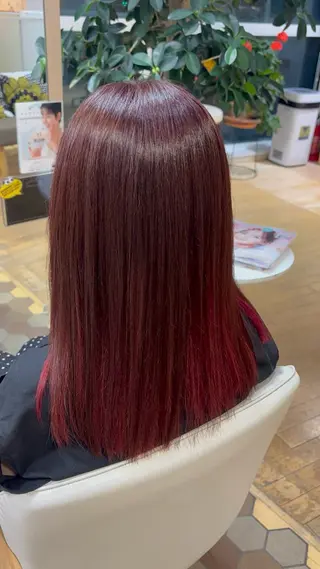 ミディアム キクチ アミのヘアスタイル