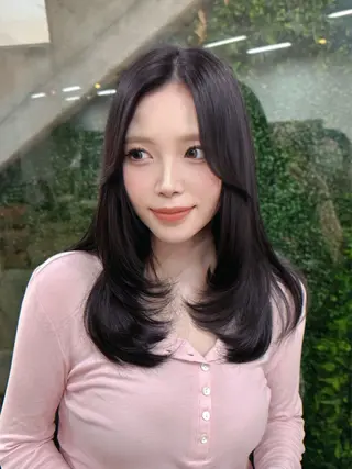 ロング カラー Pocket仙台 💚モエリのヘアスタイル