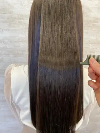 ロング 髪質改善&ヘアケア 永山若奈のヘアスタイル