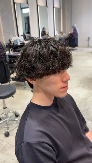 パーマ メンズ メンズカット松戸/韓 国/メンズパーマ航太のヘアスタイル