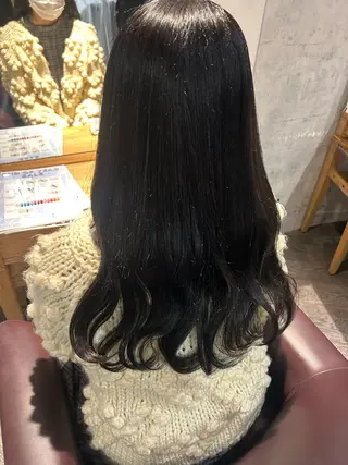セミロング カラー パーソナルカラー 診断🍀マリンのヘアスタイル