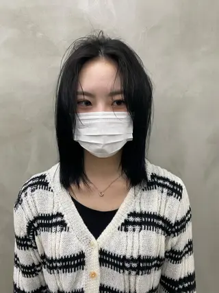 ミディアム カラー yiye 青山所属・無料カットモデル募集 🌱ひょうがのヘアスタイル
