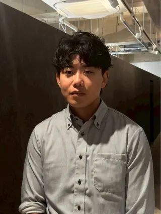 ショート パーマ メンズ 金山駅前/メンズ パーマ/真柄 恒輝のヘアスタイル