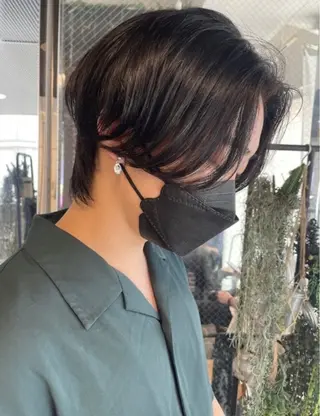 ショート 似合わせカットカラー 🤍🎀honokaのヘアスタイル