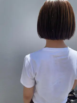 ミディアム さの あやねのヘアスタイル