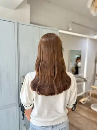 ロング ピンク・ラベンダー/ レイヤー/NANAのヘアスタイル