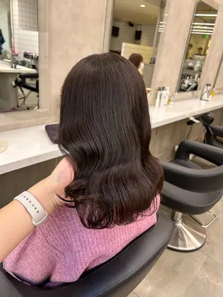 カラー 透明感ベージュ🤎 ナチュラルレイヤーのヘアスタイル