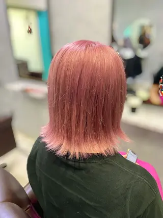 ミディアム カラー GLADGE池袋所属・レイヤーカット ショート/宮本洋介のヘアスタイル