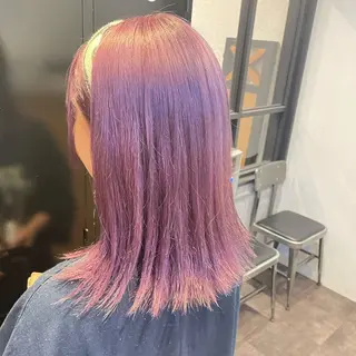 セミロング カラー seek所属・Misora 🌼のヘアスタイル