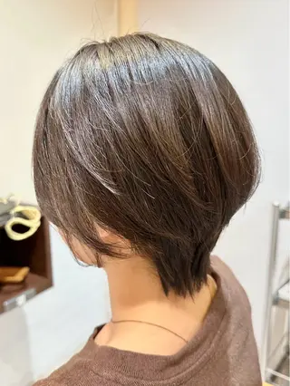 ショート カラー おおはた　りゅう/ メンズカットのヘアスタイル