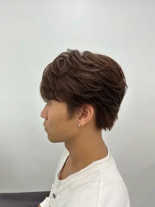 ショート カラー ヘアアレンジ メンズ 銀座terrace所属・🫧透明感／艶カラー 🫧Ryuseiのヘアスタイル