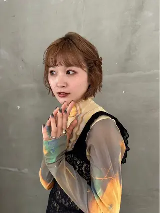 ショート saya 🧸 カット/縮毛矯正のヘアスタイル