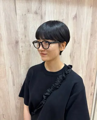 ショート 竹村 恵功代のヘアスタイル