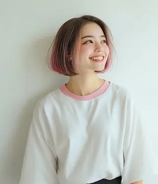 ショート カラー メンズパーマ/ YUTOのヘアスタイル