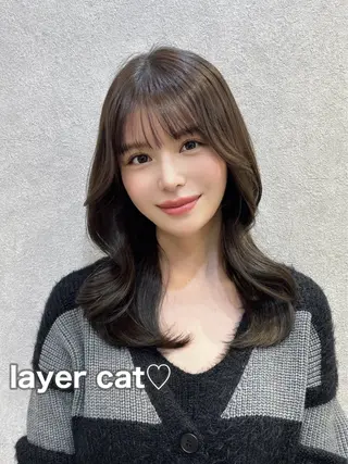 ミディアム 🩷韓国ヘア/ミディ アム🩷Maikaのヘアスタイル