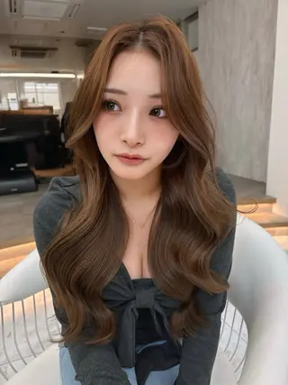 ロング カラー 北九州①の艶髪師♥️ ♣️♦️♠️翔大のヘアスタイル