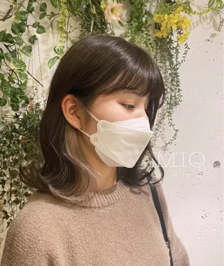 ミディアム カラー 韓・中華美女ヘア 🇰🇷×🇨🇳のヘアスタイル