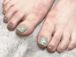 ショート 栄祝 百花のネイルデザイン