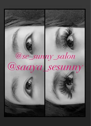 マツエク・マツパ SESUNNY セサ二ー　SAYAのマツエク・マツパデザイン