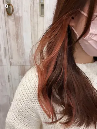 ロング カラー 🟢NEGi🟣 🫧髪質改善のヘアスタイル