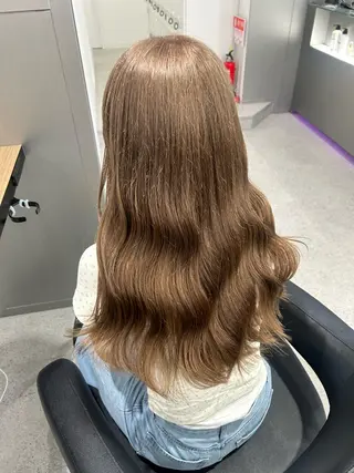 ロング カラー 愛結 暖色カラー🎀🩰のヘアスタイル