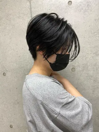 ショート ブリーチなし/暖色/ 透明感/なおやのヘアスタイル