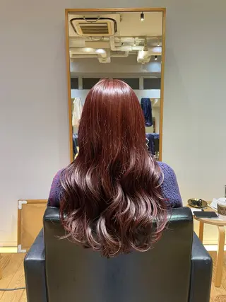 ロング カラー 縮毛矯正/レイヤー /ひかるのヘアスタイル