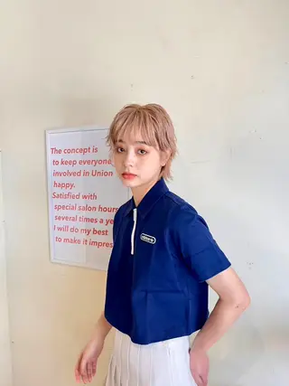 ショート 森綱 悠 /栄/ボブのヘアスタイル