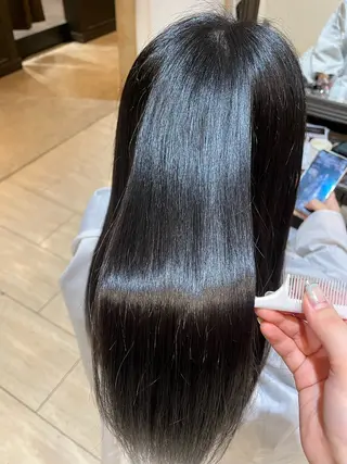 ロング 鈴木 杏那のヘアスタイル