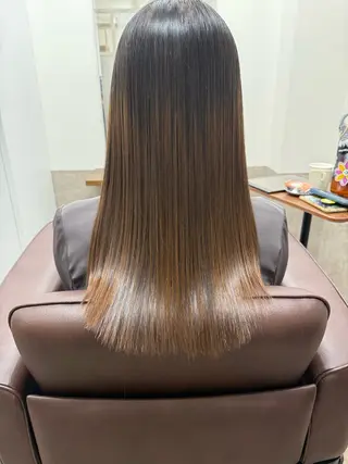 ロング 髪質改善🪽半個室 サロン新宿3丁目のヘアスタイル