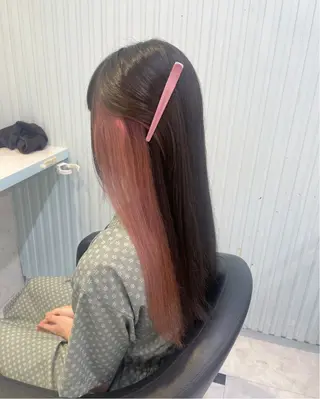 セミロング カラー Salowin池袋East 店3F所属・【美髪矯正/絹髪】 🎀hinano🎀のヘアスタイル