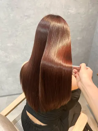 ロング 中村 ひなたのヘアスタイル