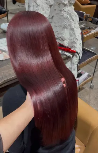 ロング カラー ヘアアレンジ 髙橋 リナ‪のヘアスタイル