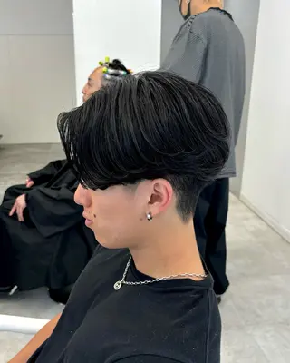 ショート パーマ メンズ 森龍馬 メンズ専門美容師のヘアスタイル