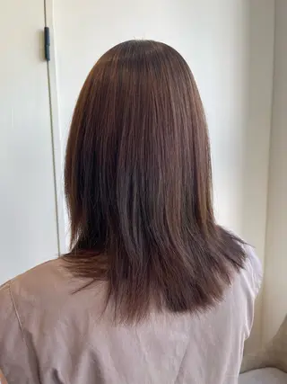 ミディアム ワンカラー💓 豊橋/まおのヘアスタイル