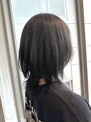 ミディアム 町田/透け感/透明感 Shibuのヘアスタイル