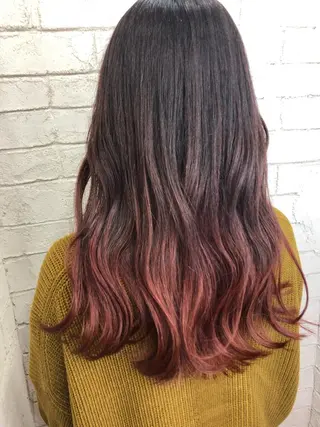 ロング 江幡 渉のヘアスタイル