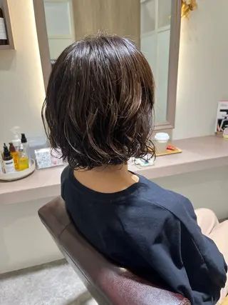 カラー パーマ 堀越 エリのヘアスタイル