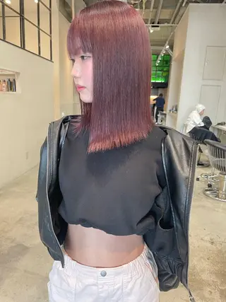 セミロング カラー 【海外風カラー】 DEAN/YUYAのヘアスタイル