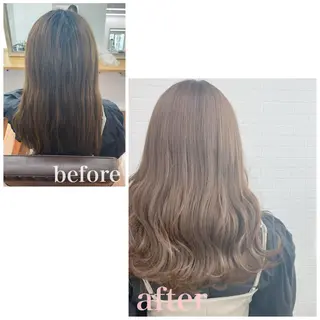 セミロング GRANLUSSO 〜グランルッソ駅前店所属・木口 嘉美のヘアスタイル