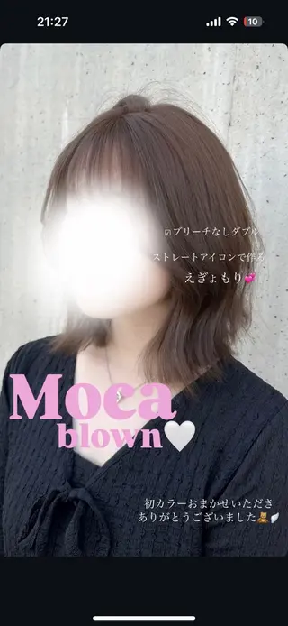 ミディアム amy .のヘアスタイル