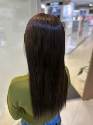 ロング パーマ 髪質改善/縮毛矯正 ササキナツミのヘアスタイル