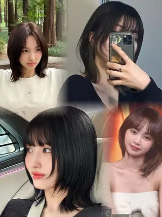 ミディアム ✂️無料カットモデル ✂️佐々木悠月のヘアスタイル