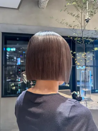 ミディアム 小田 晃瑛のヘアスタイル