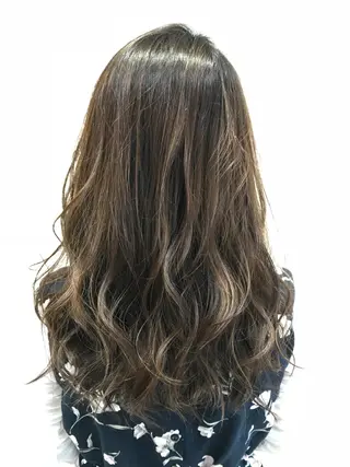 セミロング カラー 【メンズ縮毛矯正】 田中秀斗のヘアスタイル