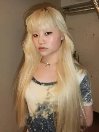 ロング カラー ハッシュカット/ MAYAのヘアスタイル