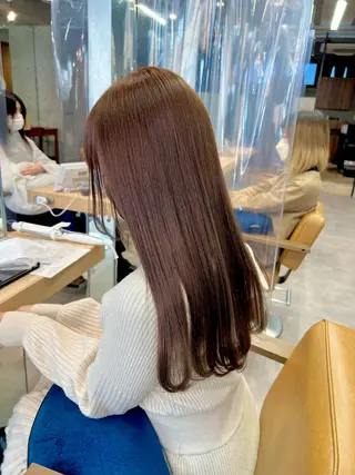 ロング カラー shiho︎🌟/ 髪質改善カラーのヘアスタイル