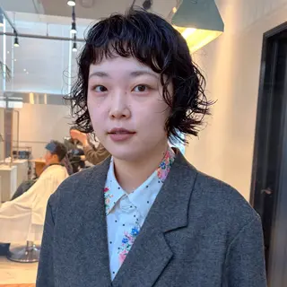 パーマ Ayaka/パーマ /ショート/レイヤーのヘアスタイル