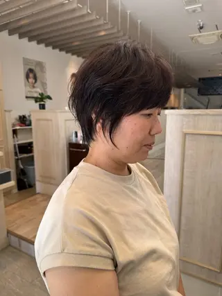 ショート ショート/ボブ 似合わせ/中原のヘアスタイル